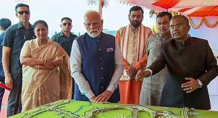 PM Modi Inaugurates Two Highway Projects