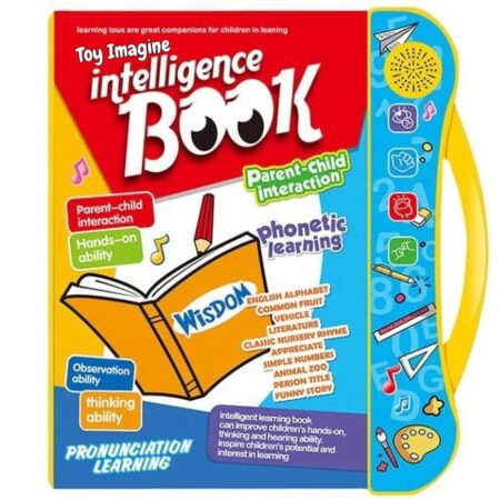 Musical Intelligence Learning Book for Kids (1–7 Years) | Alphabet, Numbers, Shapes & Phonics Sound | Interactive Talking Educational Toy | Touch & Music Activity Book